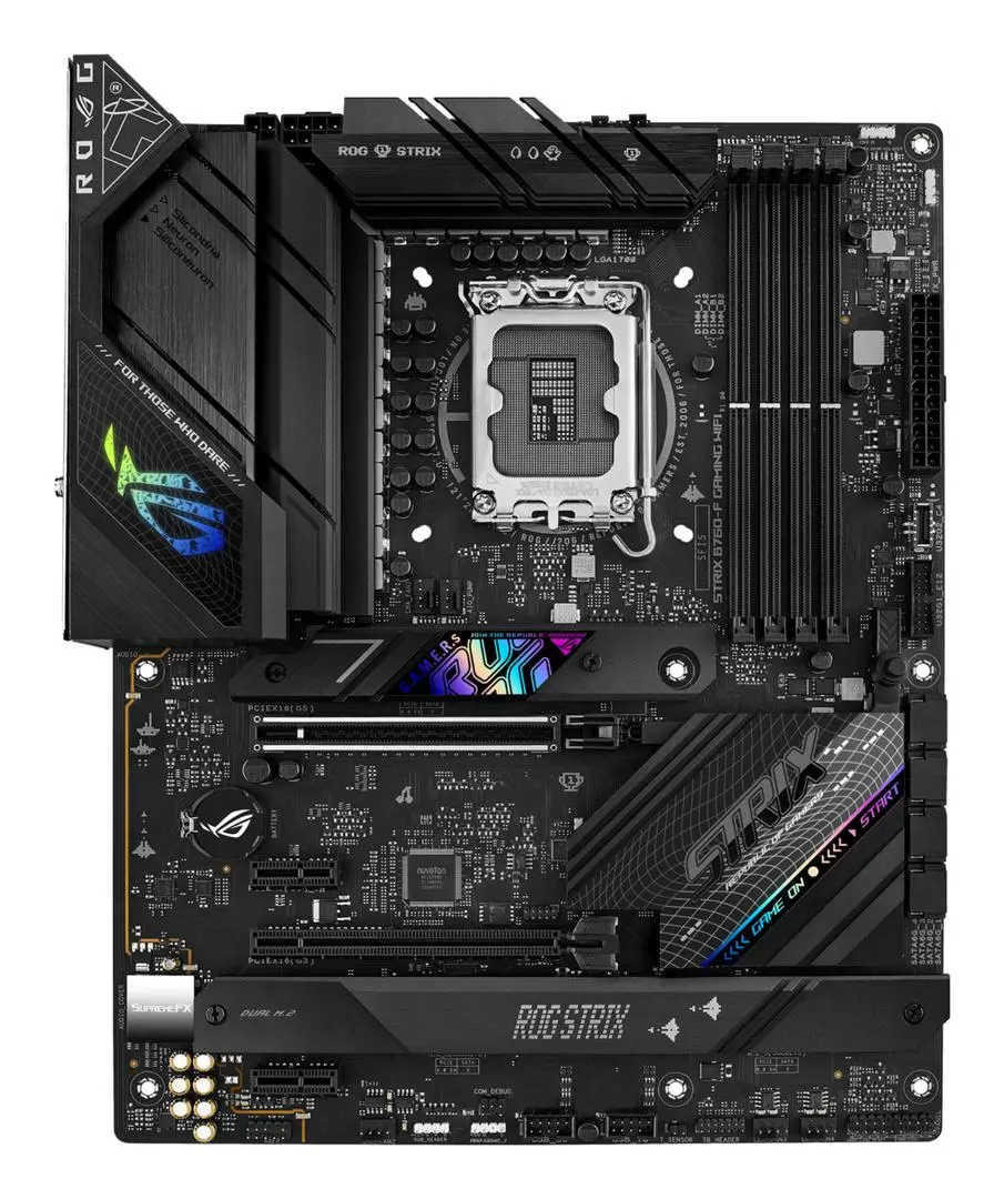 ASUS - ROG STRIX B760-F GAMING WIFI, ATX, Intel B760, 2.5GbE, Wi-Fi 6E (802.11ax)