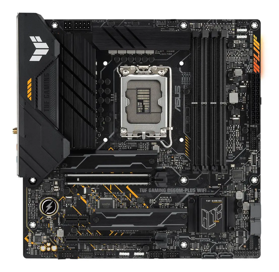 ASUS - TUF GAMING B660M-PLUS WIFI - hovedkort - mikro ATX - LGA1700-sokkel - B660