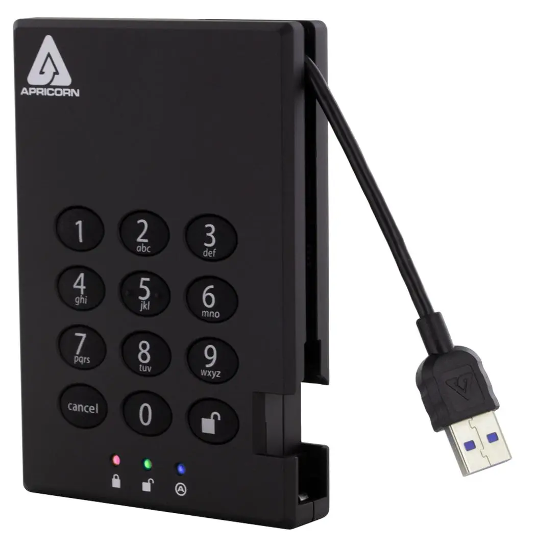 APRICORN - HDD 500GB Apricorn Padlock