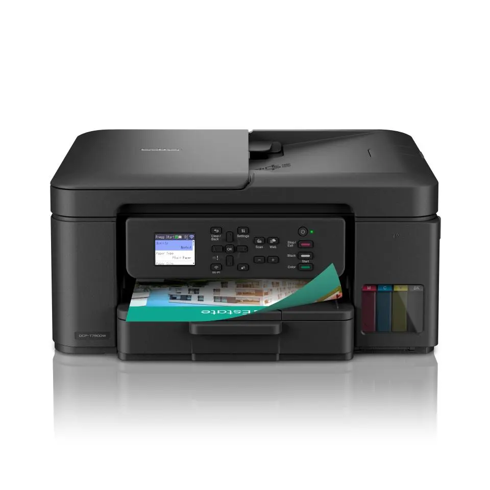 BROTHER - DCP-T780DW Compact 3-in-1 wireless ink tank printer with ADF
