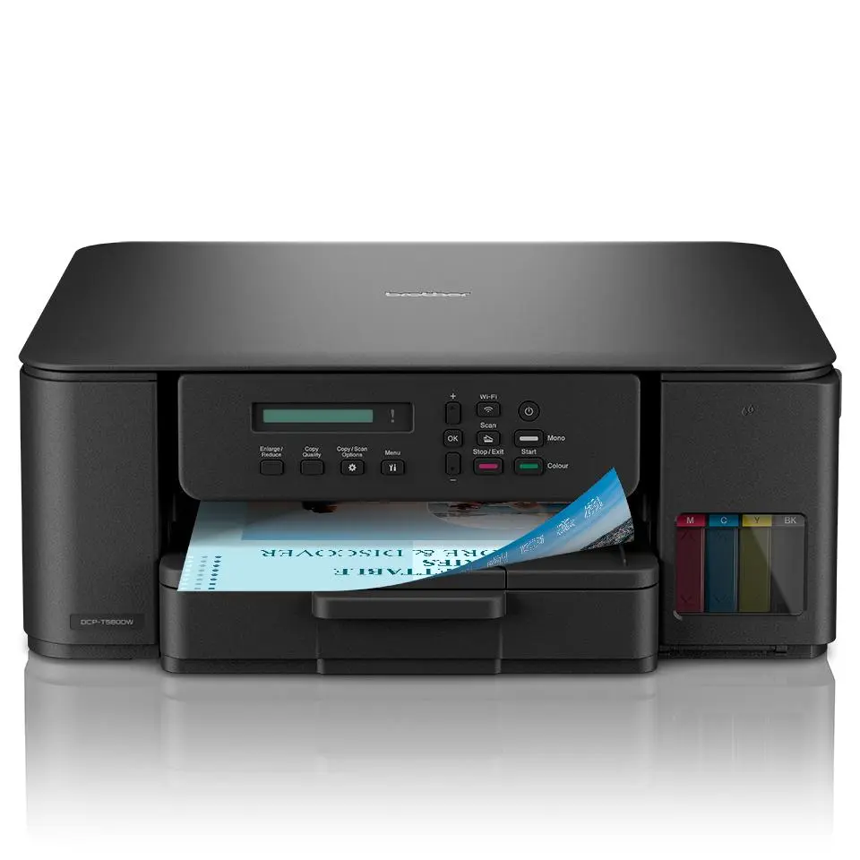 Brother - DCP-T580DW Compact 3-in-1 wireless ink tank printer