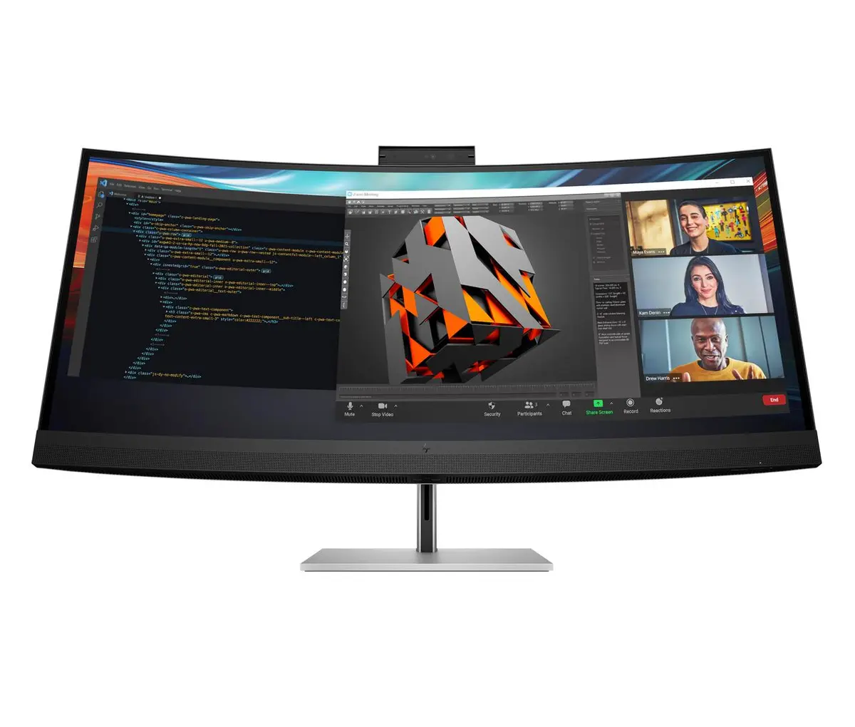 HP - 740pm Series 7 Pro 39.7inch IPS 5K2K Conferencing Monitor 21:9 1000:1 5ms HDMI 2.0 DP 1.4 (EN)