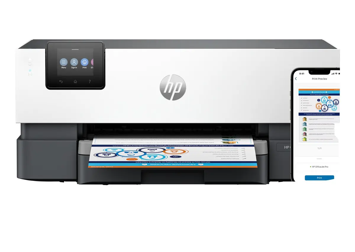 HP - OfficeJet Pro 9110b All-in-One color up to 25ppm Printer