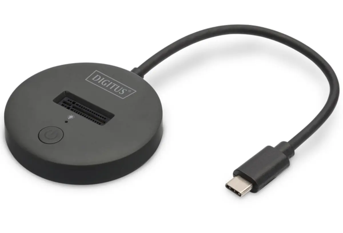 DIGITUS - SSD docking station - M.2 NVMe Card / SATA - USB-C 3.2 (Gen 2)
