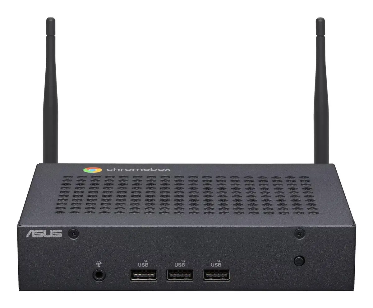 ASUS - CHROMEBOX CF40-BC012UN (Celeron N4500 Fanless, 8GB, 64GB eMMC, WiFi6, Bluetooth 5.0, HDMI, DP, VESA, ChromeOS)