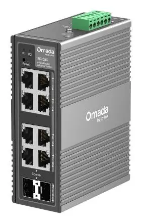 TP-Link - | IES208G | Omada Industrial Easy Managed Switch | 8x Port | 1Gbit/s