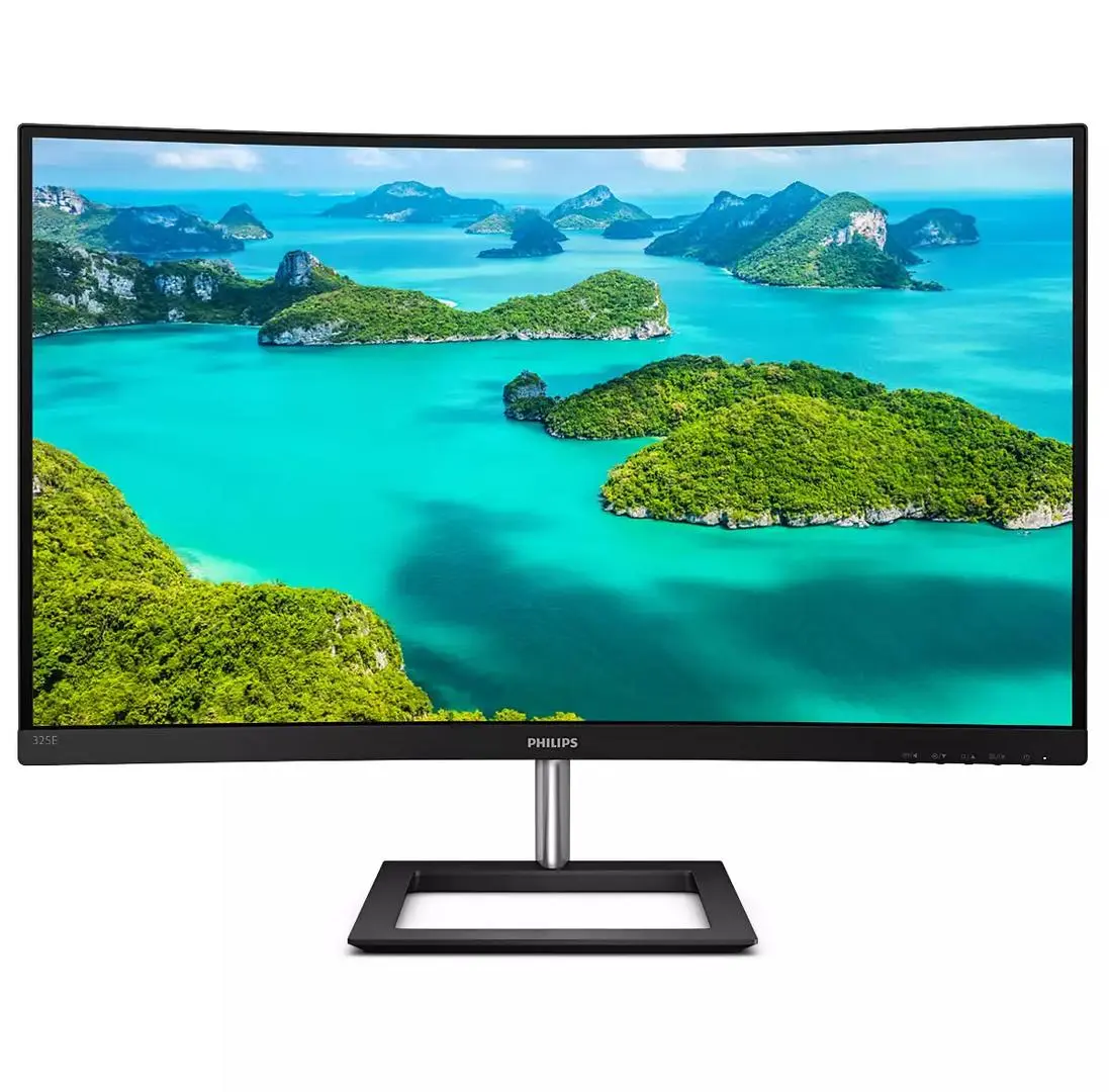 PHILIPS - E-line 325E1C - LED monitor - curved - 32" (31.5" viewable) - 2560 x 1440 QHD @ 75 Hz - VA - 250 cd/m² - 3000:1 - 4 ms