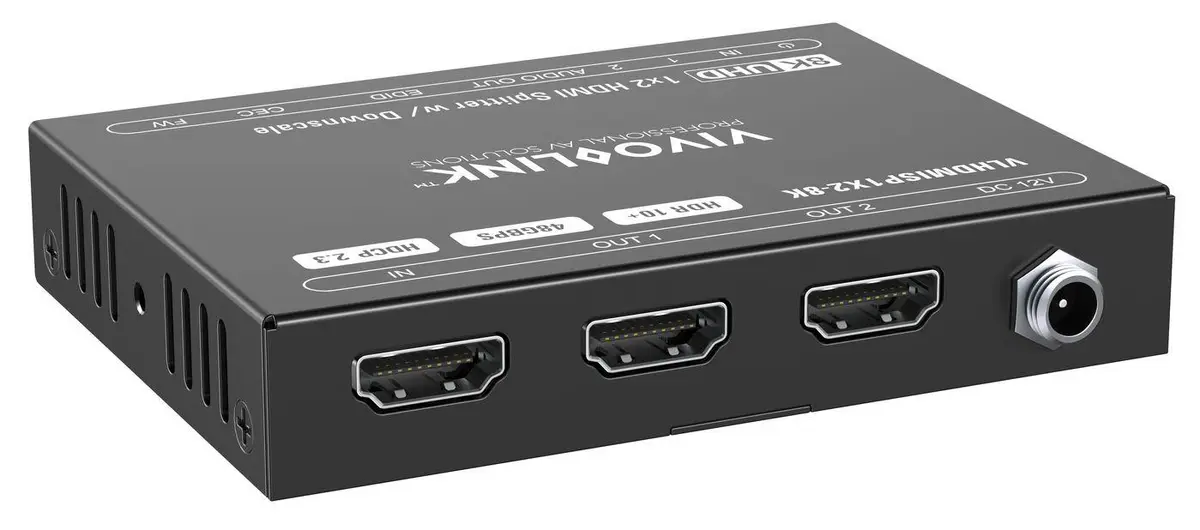 VIVOLINK - HDMI splitter 1x2, 8K@60Hz