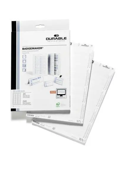 DURABLE - 540 Pc(S) White