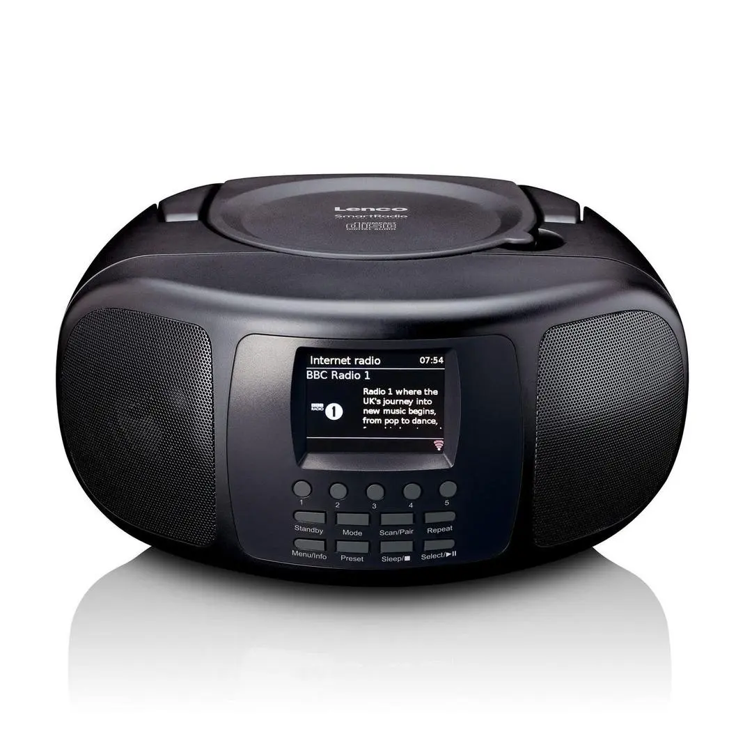 Lenco - Radio Portable Digital Black