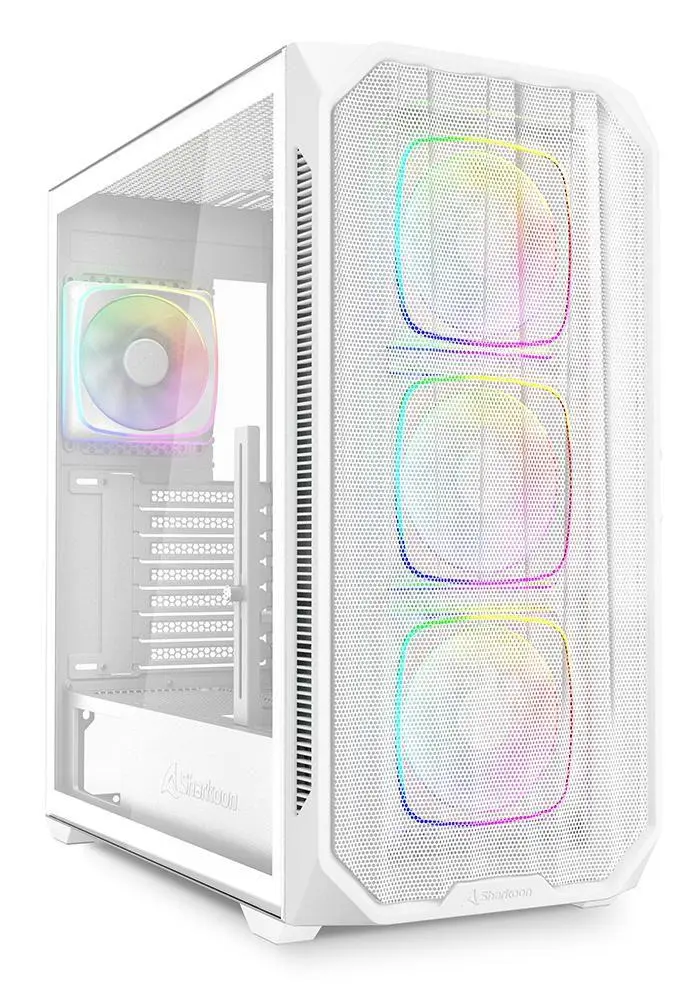 Sharkoon - Ak5M Rgb Midi Tower White