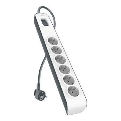 Belkin - Surge Protector Grey, White 6 