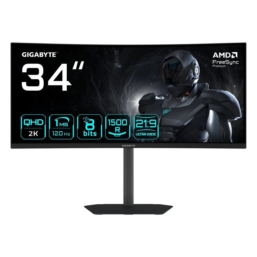 Gigabyte - 34" Wqhd Curved Gaming
