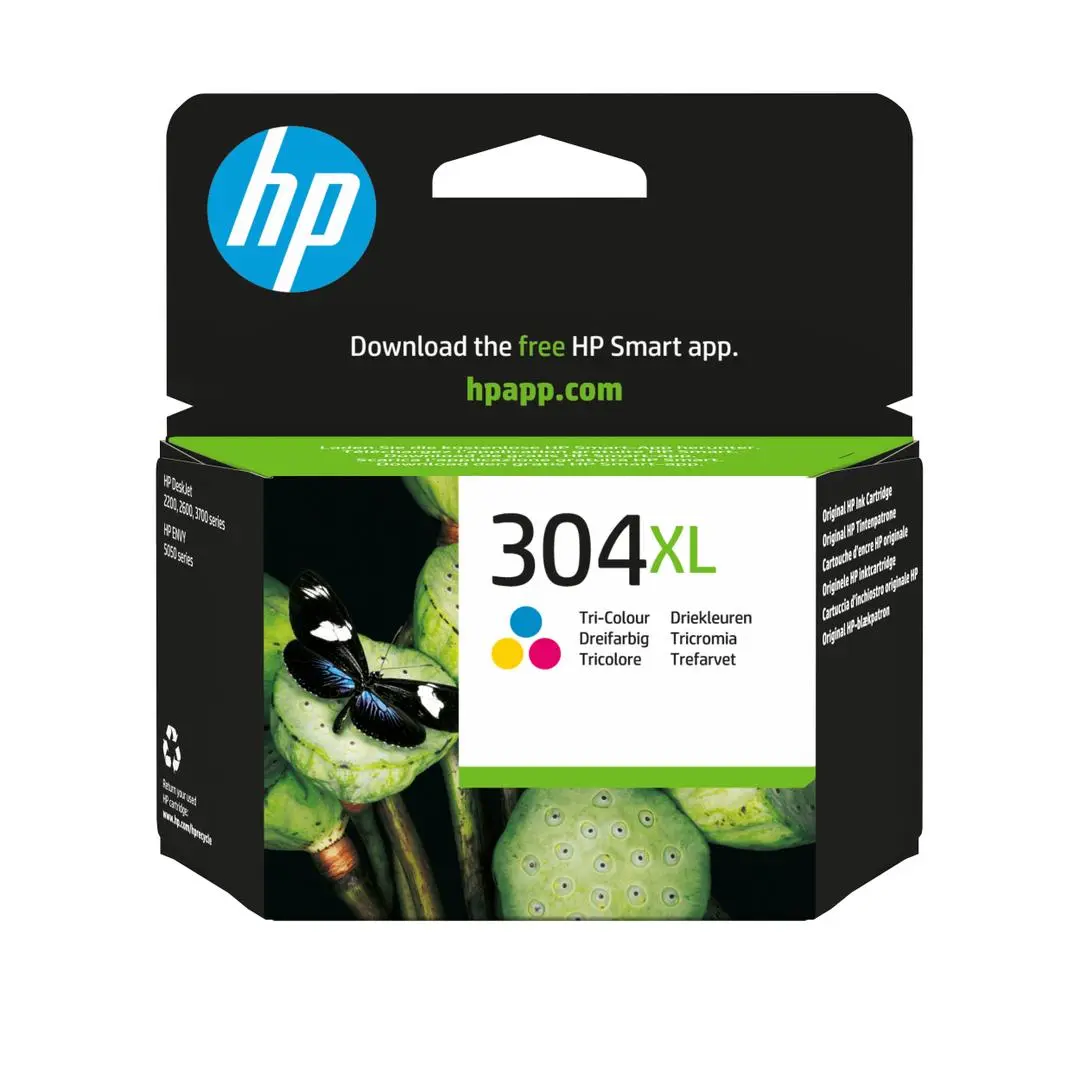 HP - 304XL - Høy ytelse - farge (cyan, magenta, gul) - original