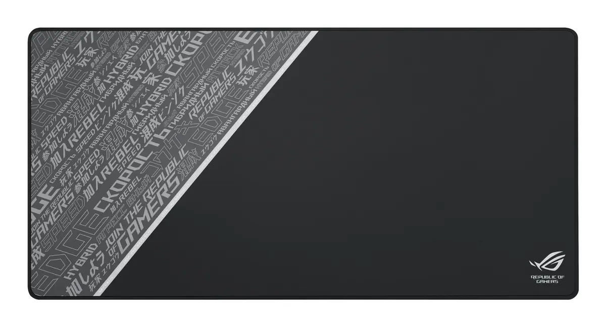 ASUS - ROG Sheath BLK XXL Gaming Musematte XXL, vevd overflate, sydde kanter, optisk og laser, myk gaming musematte