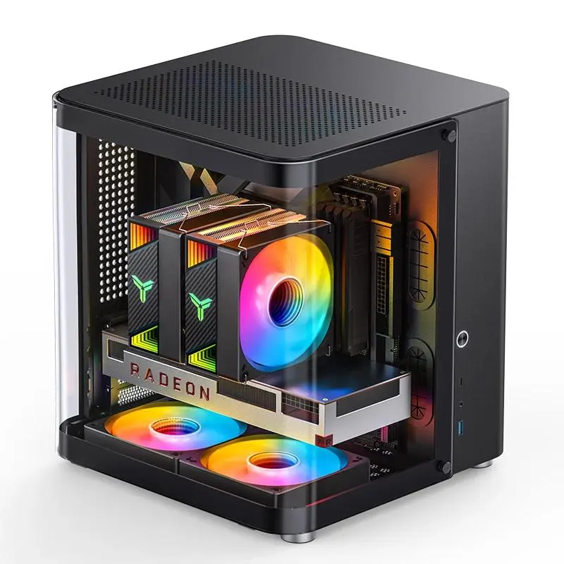 Jonsbo - TK-1 2.0 - Black - Kabinet - Minitower - Sort