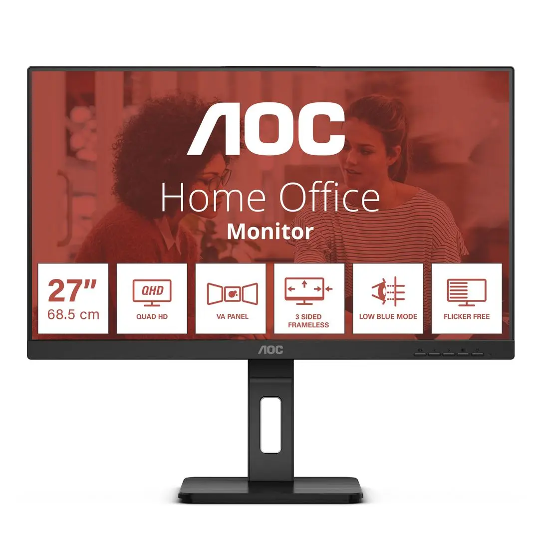 AOC - Q27E3UMF 27inch QHD VA Monitor Gaming Curved 165Hz 16:9