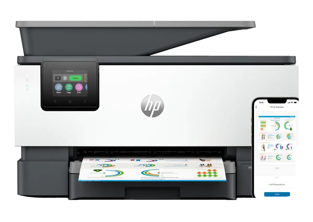 HP - OfficeJet Pro 9120e All-in-One 22ppm Printer