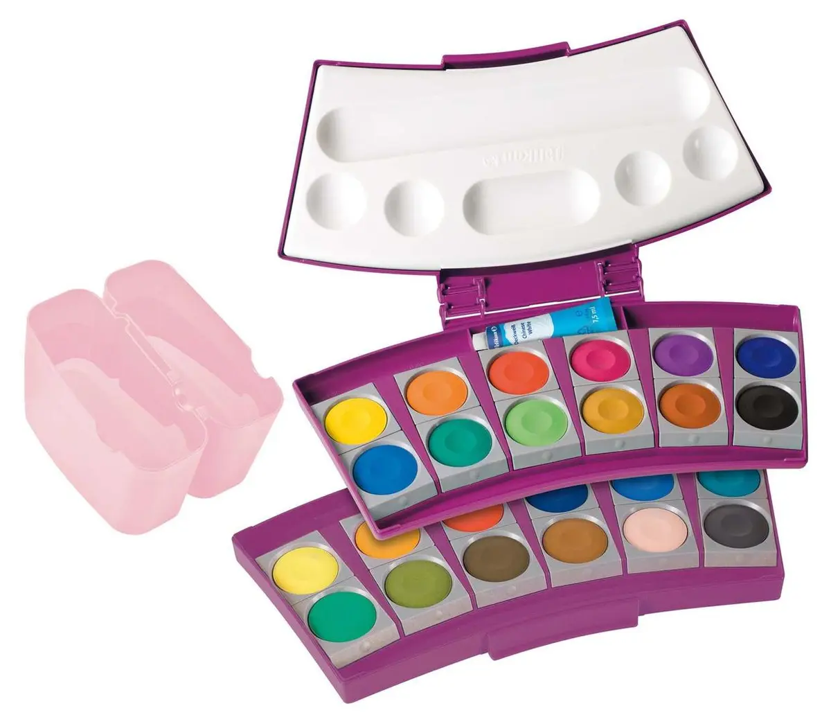 PELIKAN - Deckfarbk. ProColor 735PC/24 Beere/Rosa 24 Farben