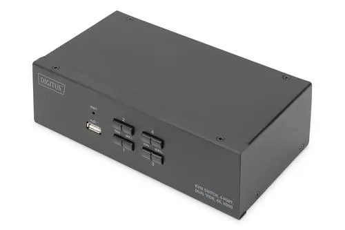 Digitus - 4 Port HDMI Dual View 4k 30Hz IN