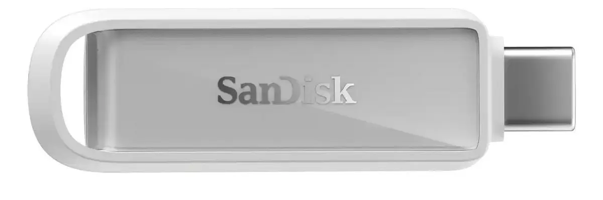 SANDISK - Phone Drive with USB-C Arctic White 1TB