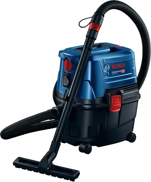 Bosch - GAS 15 PS Professional 15 l Zylinder-Vakuum Trocken 1100 W Staubbeutel