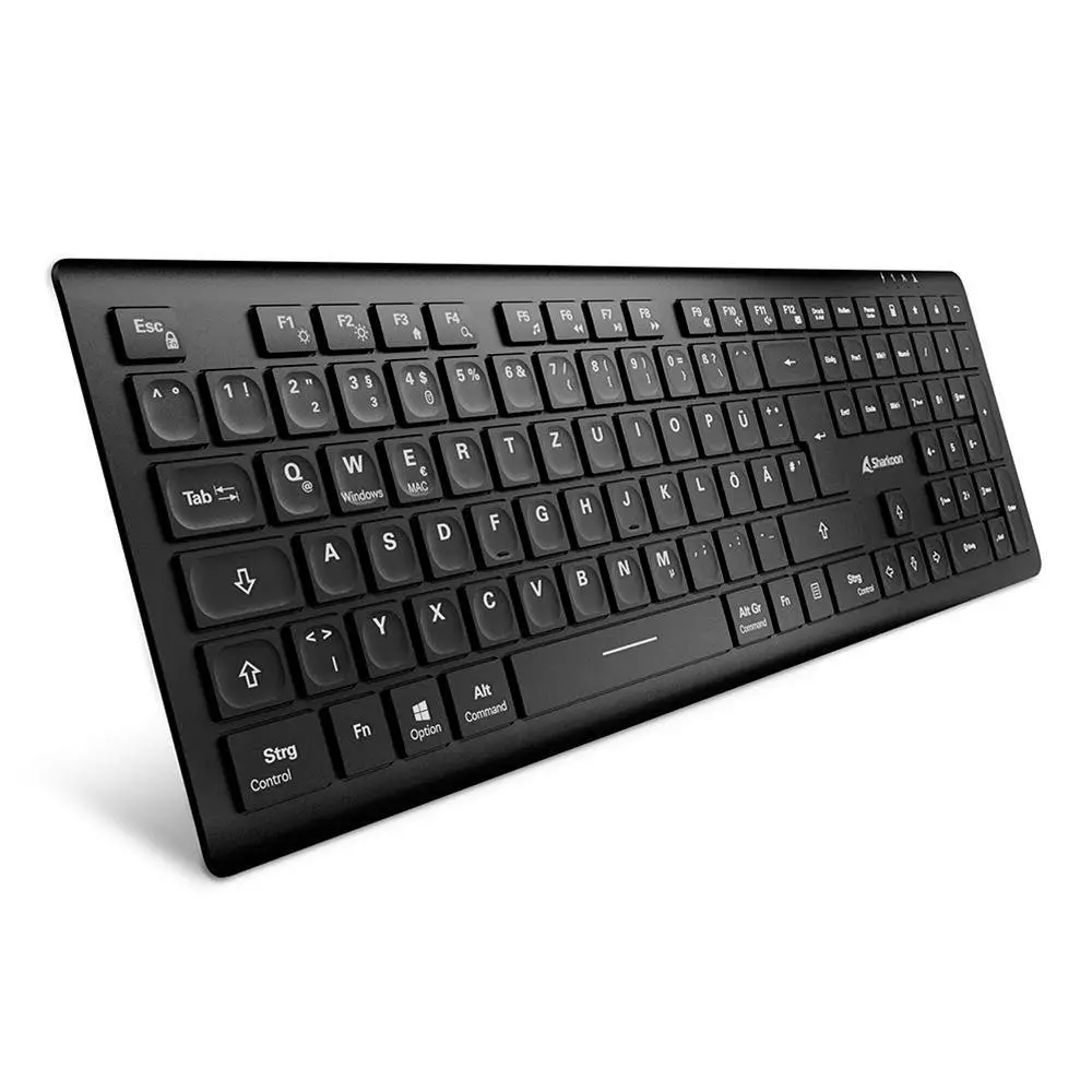 Sharkoon - Officepal K30W Bk Keyboard