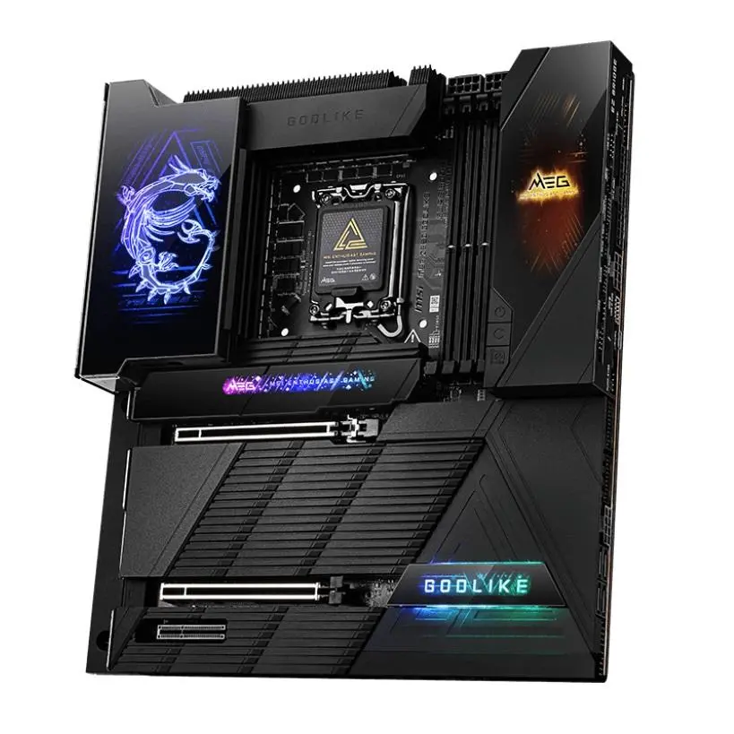 MSI - MEG Z890 GODLIKE Hovedkort LGA 1851, ATX, DDR5, 2x PCI-Express 5.0, 6x M.2
