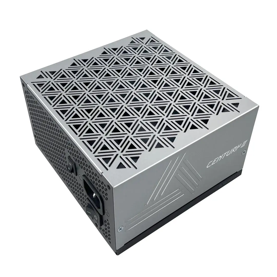 Montech - 850W CENTURY II 850 (silber, 1x 12-Pin High Power GPU, 4x PCIe, Kabelmanagement, 850 Watt)