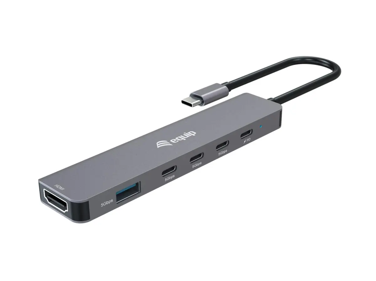 Equip - Usb-C 6 In 1 Multifunctional