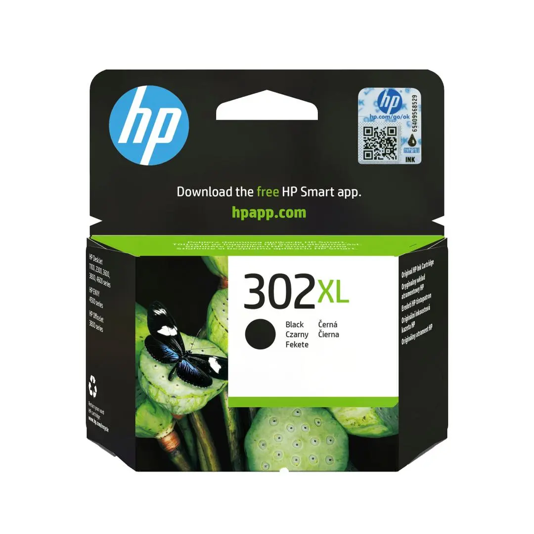 HP - 302 XL High Yield Black Original Ink Cartridge