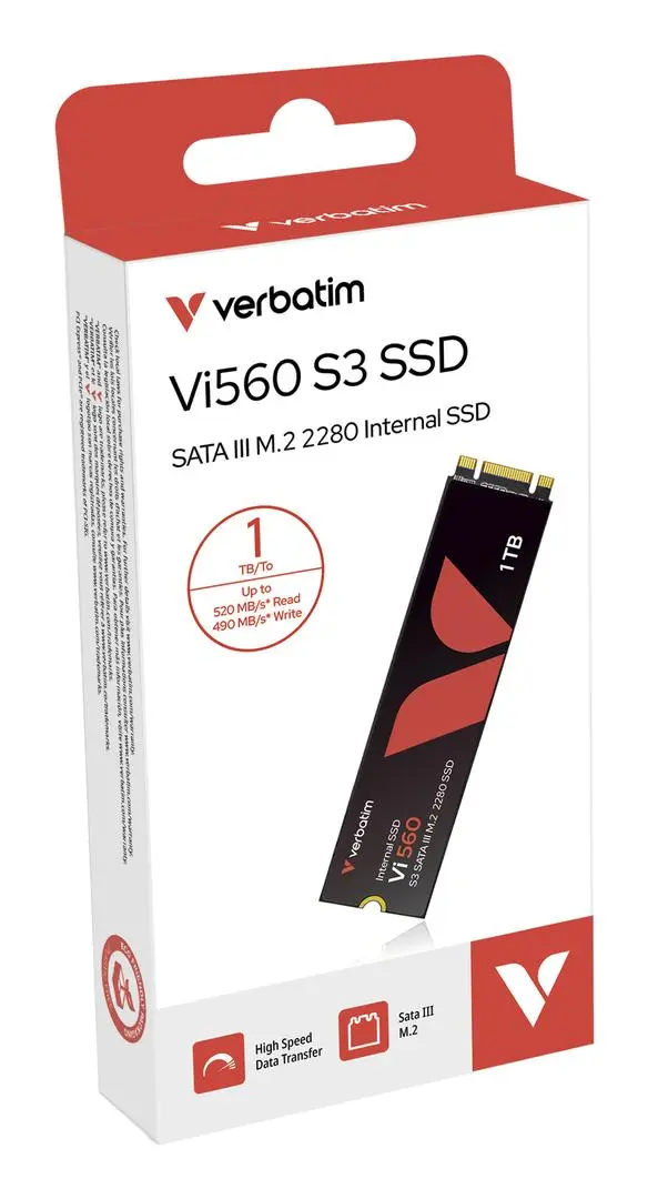 Verbatim Vi560 S3 SSD - 512GB - SATA-600 - M.2 2280