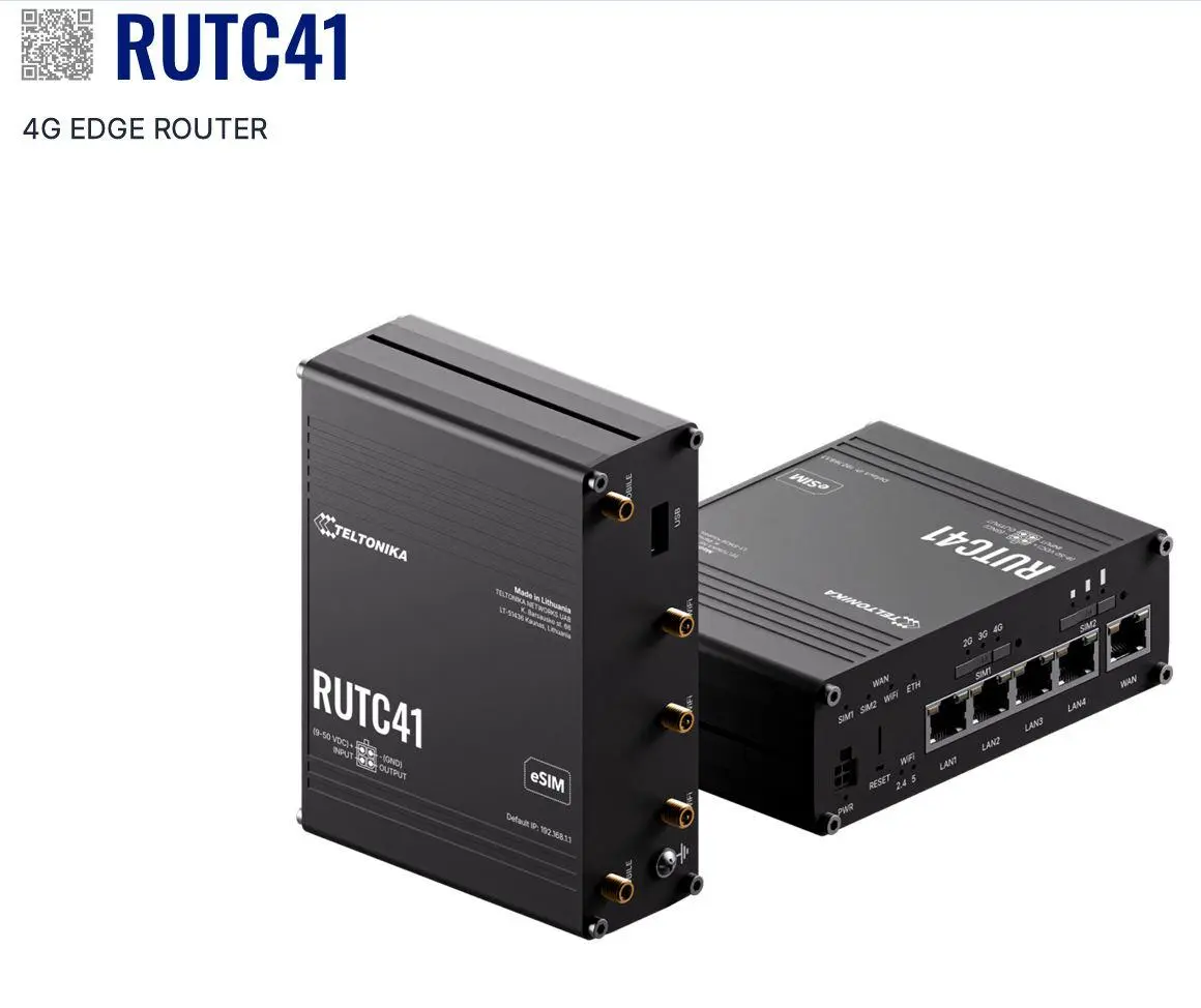 Teltonika - RUTC41 Industrial 4G Edge Router