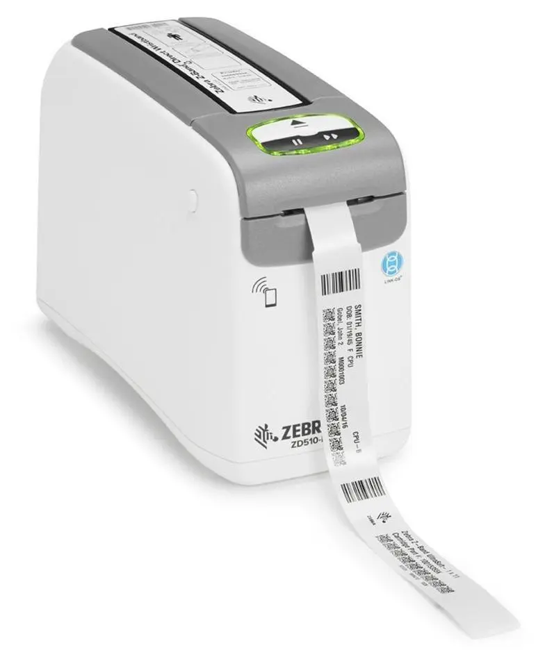 ZEBRA - ZD510 DT PRINTER WRISTBAND ZPL II XML 300 DPI EU/UK CORDS USB THER
