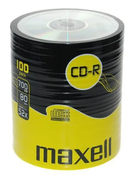 MAXELL - Cd-R 80Xl 52X 100 Pack 700 Mb