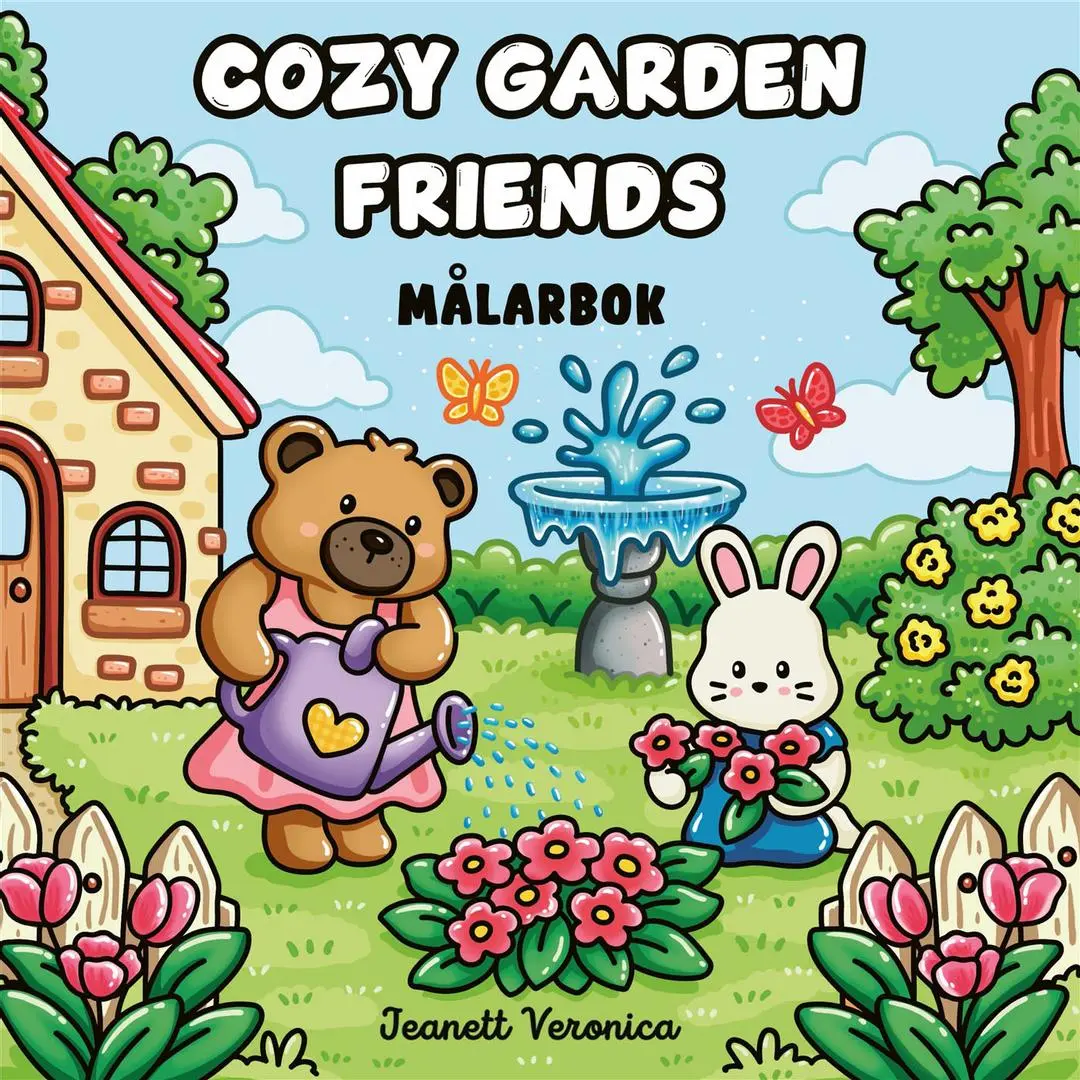 BONNIER - MÃ¥larbok : Cozy Gardening Friends