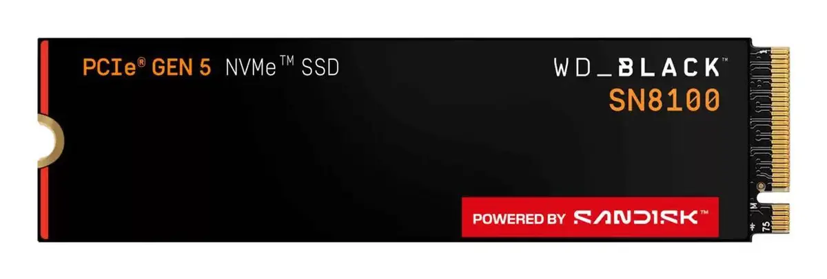 WESTERN DIGITAL - SSD BLACK SN8100 8TB NVMe M.2