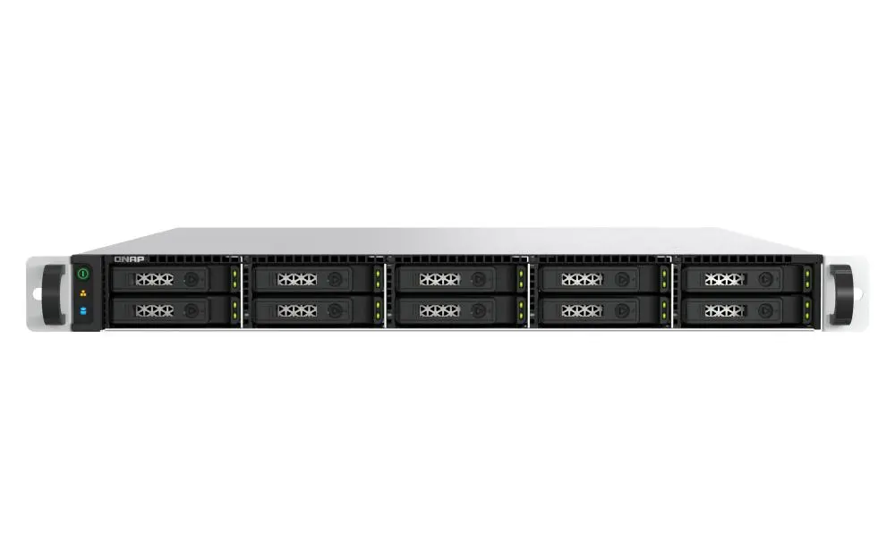 QNAP - 1U 10-bay 2.5" SATA HDD NAS AMD Ryzen