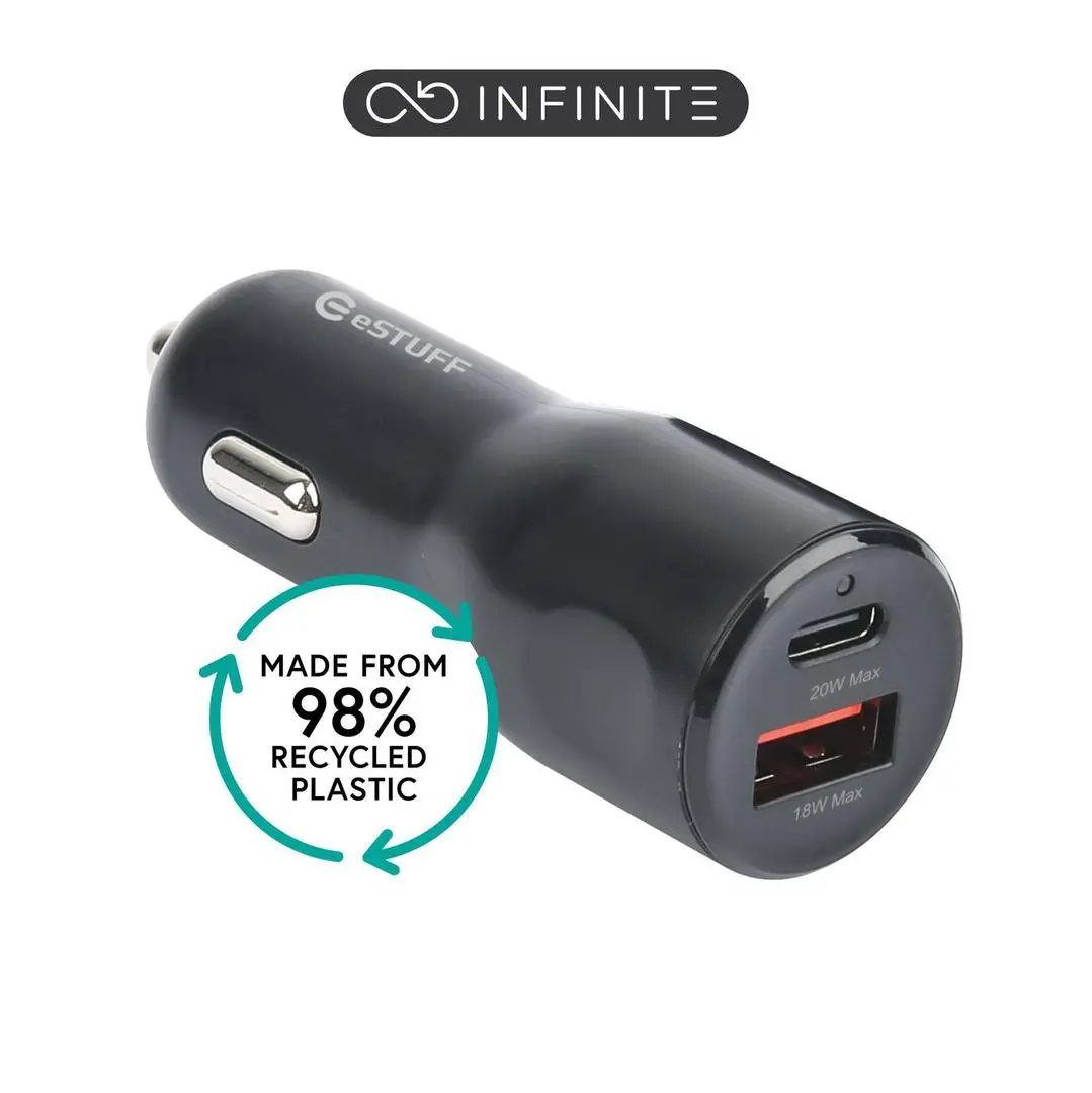 eSTUFF - INFINITE Car Charger 38W. 1 x