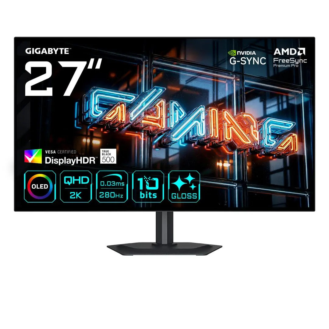 GIGABYTE - (27") Glossy Woled Qhd Gaming