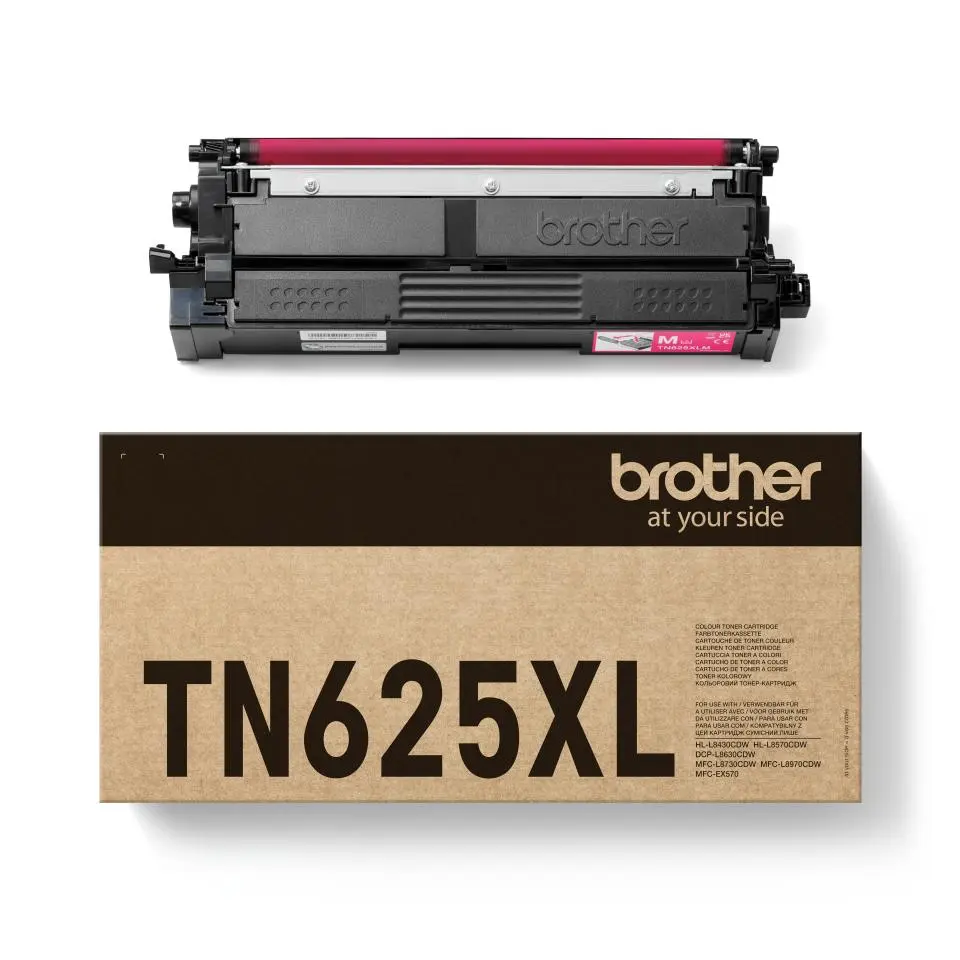 BROTHER - TN-625XLM High Yield Magenta Toner Cartridge capacity 4.500 pages HLL8430CDW HLL8570CDW MFCL8730CDW MFCL8970CDW