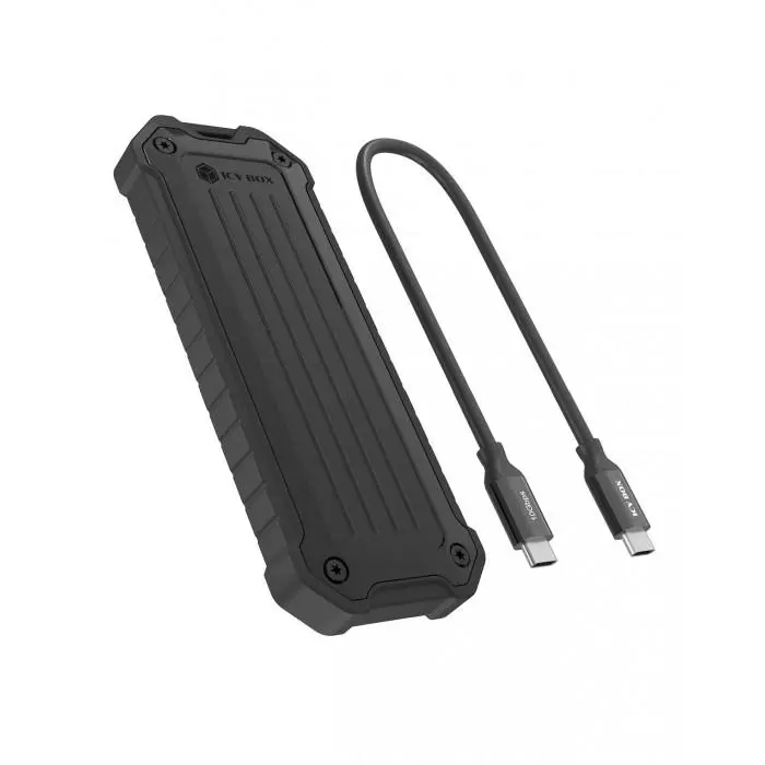 ICY BOX - Rugged M.2 NVMe/SATA Enclosure, USB 10 Gbps