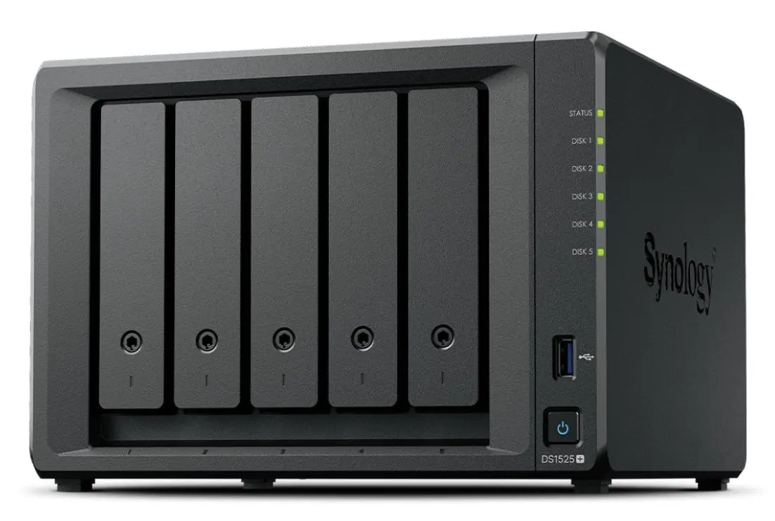 SYNOLOGY - Bundle DS1525+ + 5xHAT3310-12T Plus Series