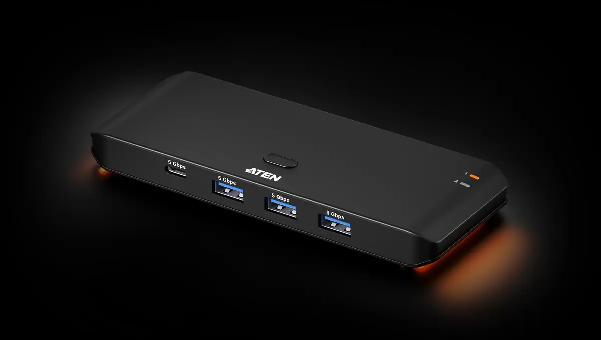 ATEN - 2 x 4-Port USB 3.2 Gen 1