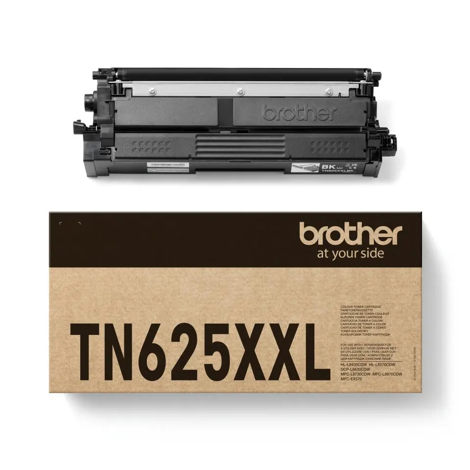 BROTHER - TN-625XXLBK Super High Yield Black Toner Cartridge capacity 7.500 pages HLL8430CDW HLL8570CDW MFCL8730CDW MFCL8970CDW