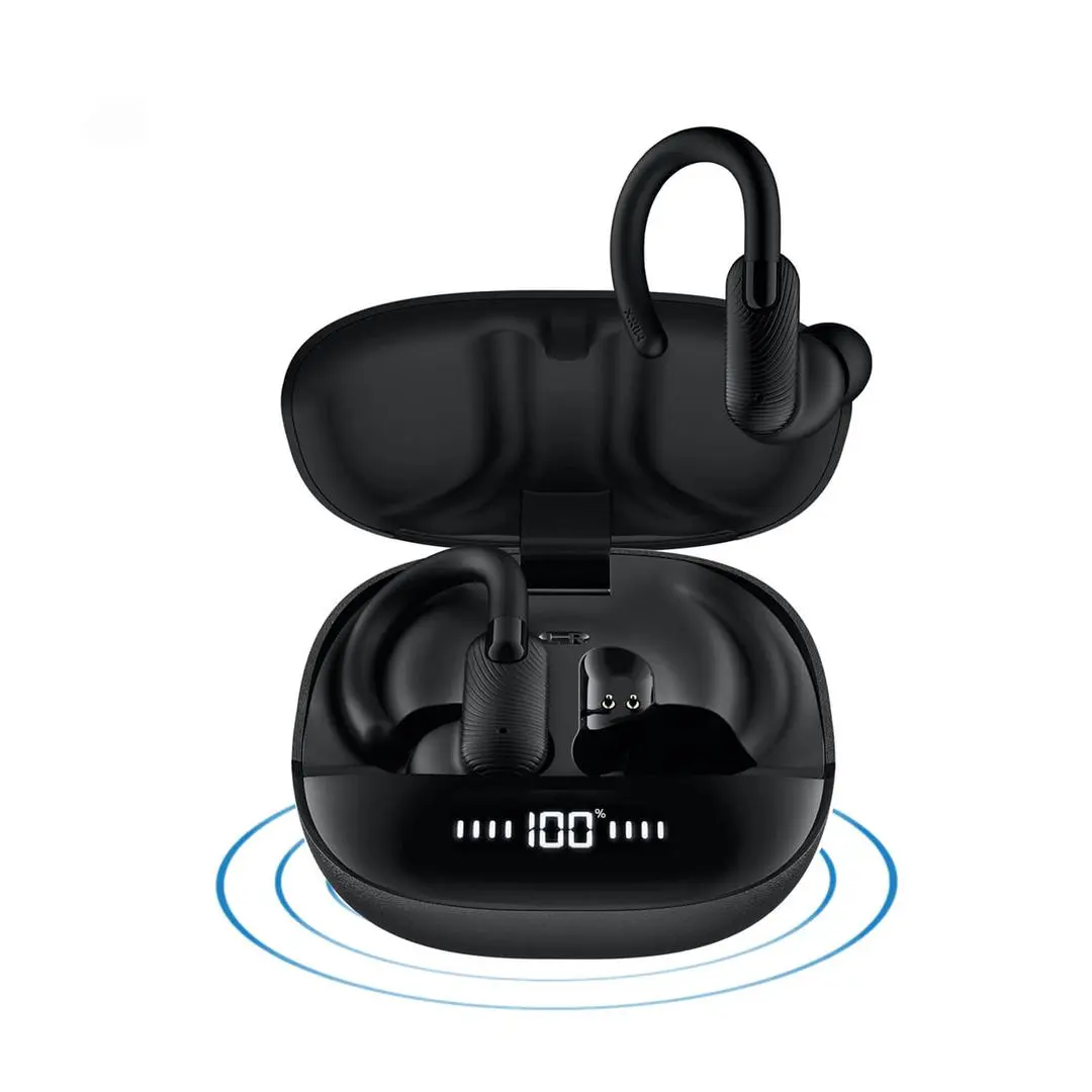 MIXX - Headphone Sports Charge 2 In-Ear Hook TWS Black