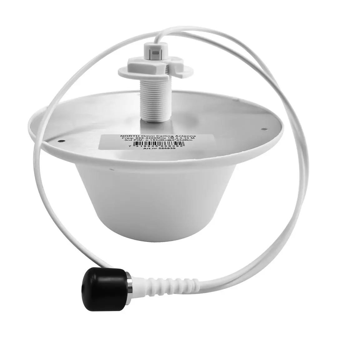 NORTH - Omni Ceiling Antenna 698-4200 1m RG141 4.3-10-F