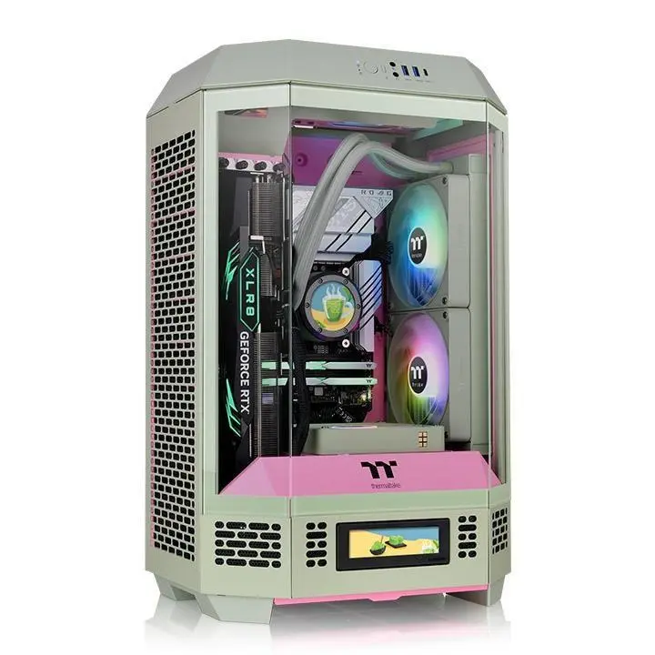 Thermaltake - The Tower 300 Micro Tower Matcha Plum