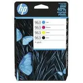 HP - 963 CMYK Original Ink Cartridge 4-Pack