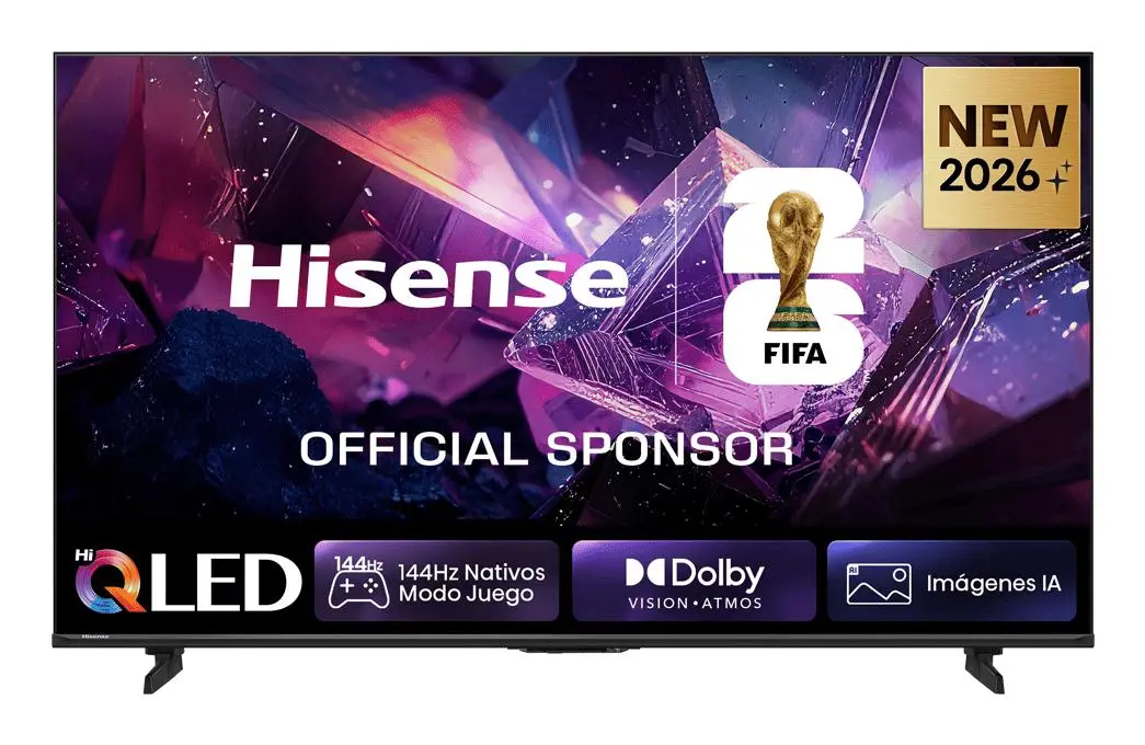 Hisense - 215,0cm/85" (3840x2160) Hisense 85E7S PRO Smart TV 4K Hi-QLED 6ms 144Hz HDMI USB HDR WiFi Bluetooth Black/Grey
